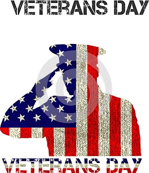 Veterans day sign