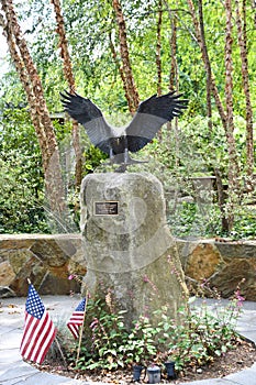 Veterans Memorial at Lasdon Park and Arboretum in Katonah, New York