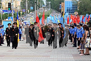 Veterans Parade - MAKEEVKA, UKRAINE