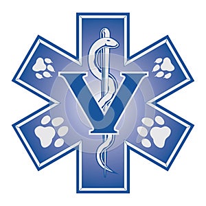 Veterinarian Emergency Medical Symbol