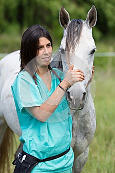 Veterinary on a farm