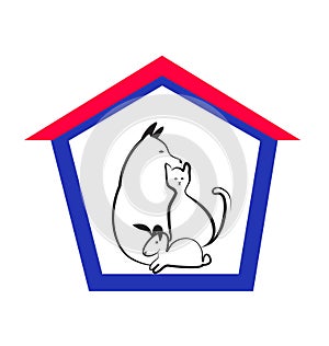Veterinary pets logo