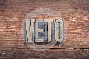 Veto word wood