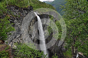 Vettisfossen, Norway, Jotunheimen National Park.