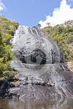 Veu da Noiva waterfall near Urubici in Brazil photo