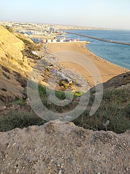 vew of the Safi beach Atlantic coast