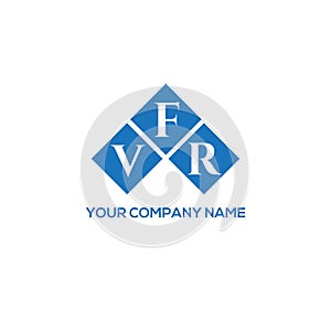 VFR letter logo design on WHITE background. VFR creative initials letter logo concept. VFR letter design