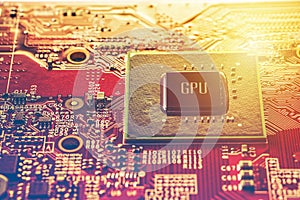 VGA graphic chip set on VGA card