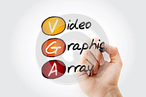 VGA - Video Graphic Array acronym