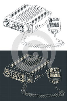 VHF and UHF transceiver