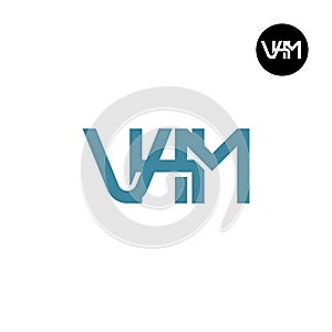 VHM Logo Letter Monogram Design