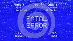 VHS double tape fatal error