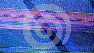 Vhs noise glitch. Noise overlay texture pattern. Glitch static noise television VFX. TV screen noise glitch effect.