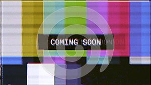 VHS SMPTE color bars coming soon