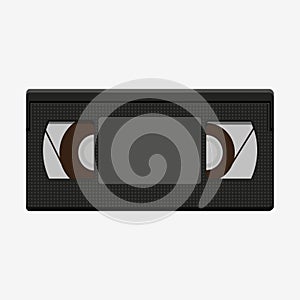 VHS tape Flat Icon