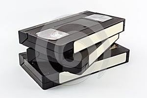 VHS video cassette. photo