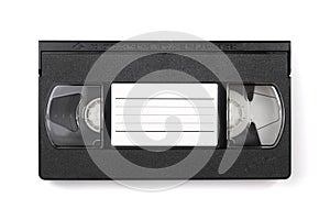 VHS video cassette tape with copyspace