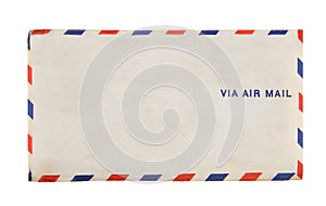 Via Air Mail Vintage Envelope 1941 Airmail photo