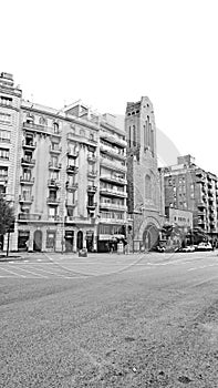 Via Augusta in Barcelona with Parish of Santa Teresa del Infante Jesus