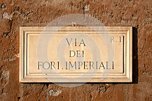 Via dei Fori Imperiali