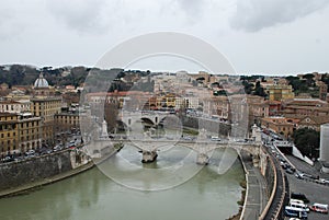 Via della Conciliazione, Tiber River, city, town, sky, urban area photo