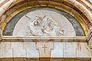 Via Dolorosa Armenian Church Tympanum