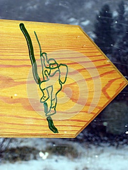 Via ferrata or fixed rope route