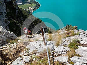 Via Ferrata/ klettersteig climbing