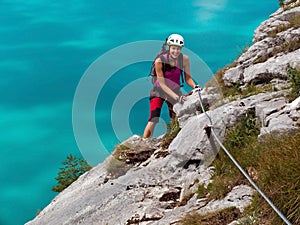 Via Ferrata/ klettersteig climbing