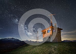 Via lactea seen from Mirador de Seguencu in Cangas de Onis