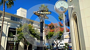 Via Rodeo in Beverly Hills - LOS ANGELES, UNITED STATES - NOVEMBER 5, 2023