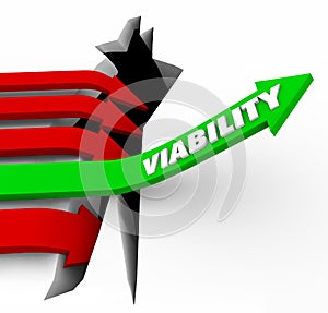 Viability Arrow Rises Possible Potential Success Feasibility