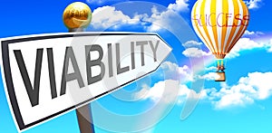 Viability leads to success