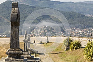 Viacrucis del Monte de Santa Tecla, La Guardia, Galicia, Spain photo