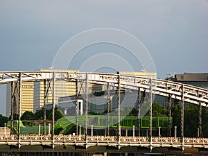 The Viaduc d\'Austerlitz is indeed a single-deck, steel arch rail bridge in Paris, spanning the River Seine.