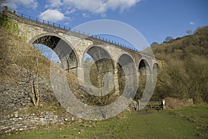 Viaduct at Monsal Dale photo