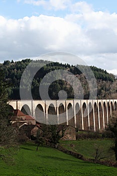 Viaduct of Mussy-sous-Dun in Burgundy