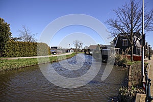 Viaduct over the Ringvaar of the Zuidplaspolder in Nieuwerkerk aan den IJssel