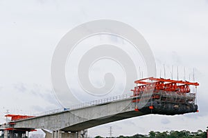 Viaduct stayed under construction photo