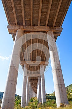 Viaducto de Bunol in Autovia A-3 road Valencia photo