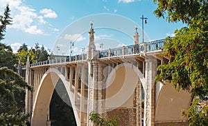 Viaducto de Fernando Hue bridge, in Teruel, Spain photo