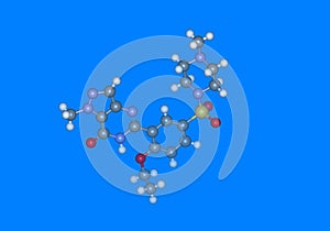 Viagra molecular model