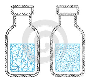 Vial Icons - Vector Triangular Mesh