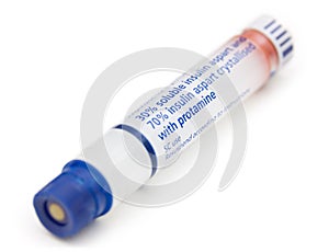 Vial of Insulin for a syringe pen