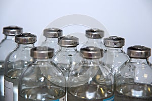 Vials of medicinal solution for the treatment of patients