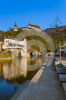 Vianden castle in Luxembourg