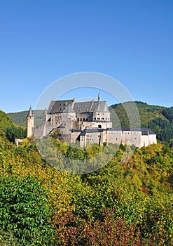 Vianden Castle in Luxembourg