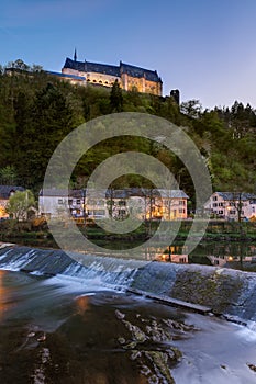 Vianden castle in Luxembourg