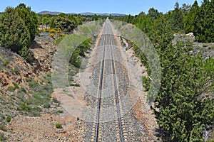 Vias de tren, in the province of Teruel