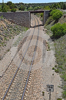 Vias de tren, in the province of Teruel photo